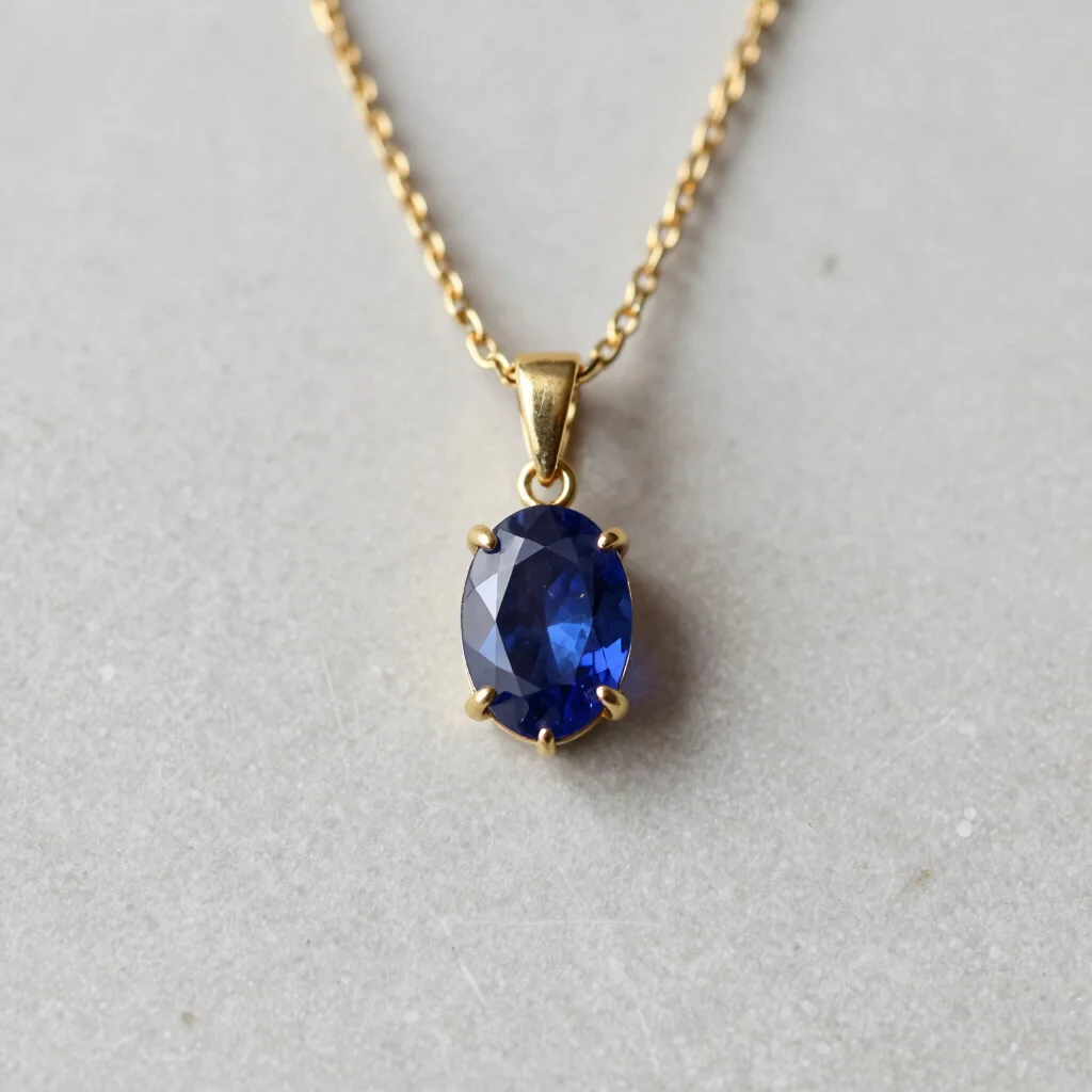 Sapphire Line Pendant
